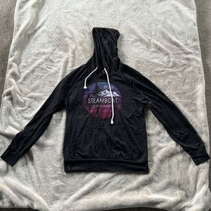 Steamboat hooded lightweight sweatshirt